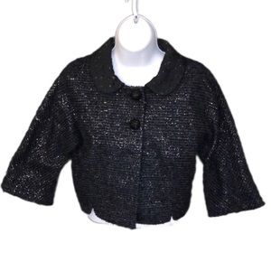 Milly of New York Metallic Tweed Blazer, size 2